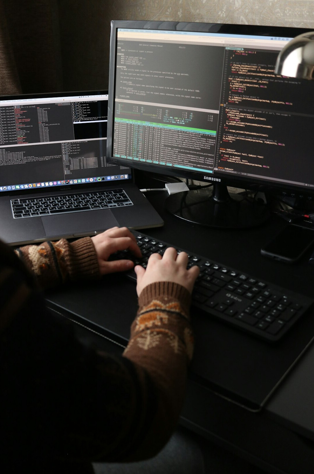 programmer writing insurance code